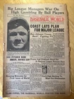 Rare 1928 BASEBALL WORLD NEWSPAPER ~  BABE RUTH ~ Perhaps Only Issue Online!