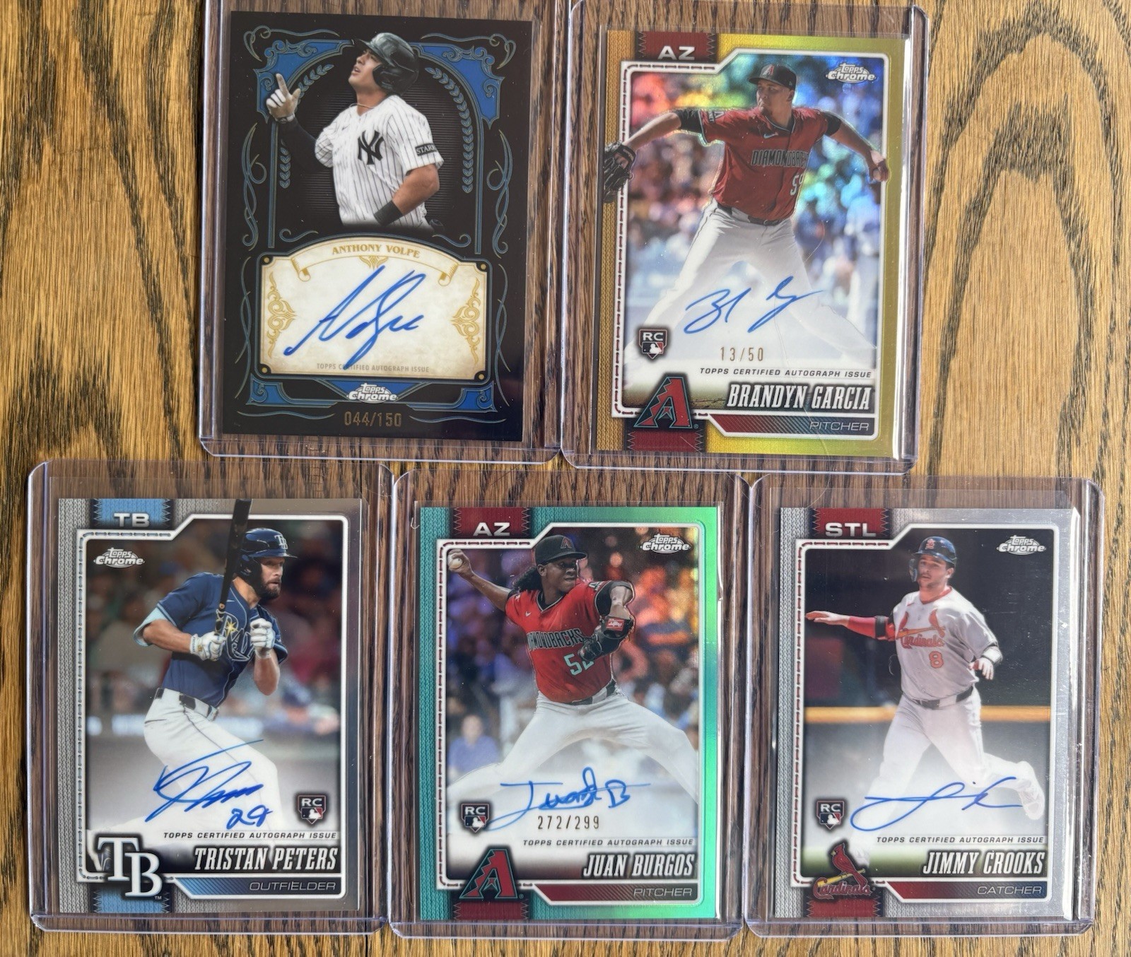 HUGE LOT 650+ 2026 TOPPS CHROME Auto / #’ed / Rookies / REFRACTORS  & MORE view 8