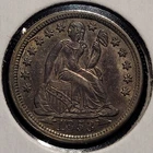 1853 Seated Liberty Dime in Uncirculated Unc Condition