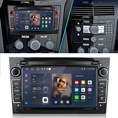 DAB+ Android 14 Autoradio 2+64GB GPS Carplay Für Opel Astra H Corsa C D Zafira B
