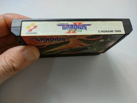 Gradius II 2  Famicom CLEANED & TESTED Works Cartridge Konami Shooter