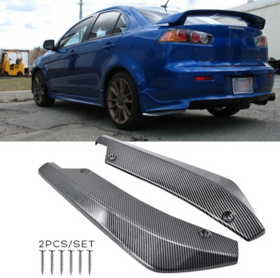 Heckstoßstange Splitter Spoiler Flap Diffusor Heckspoiler für Mitsubishi Lancer