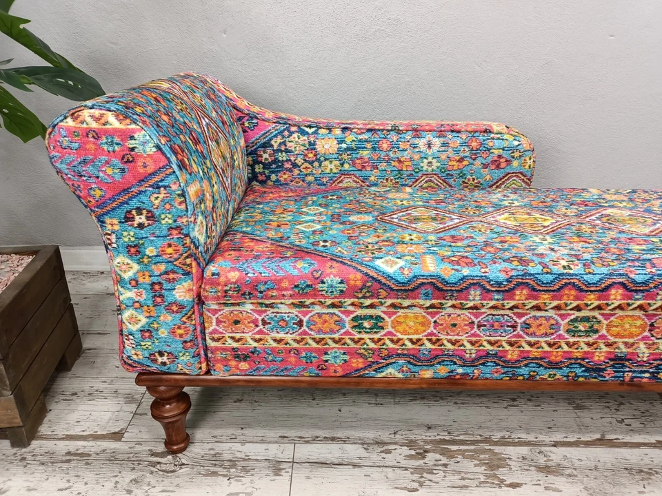 lounging chair, meditation sofa, sleeper sofa, chaise lounge sofa, bohemian sofa - Image 3 of 4