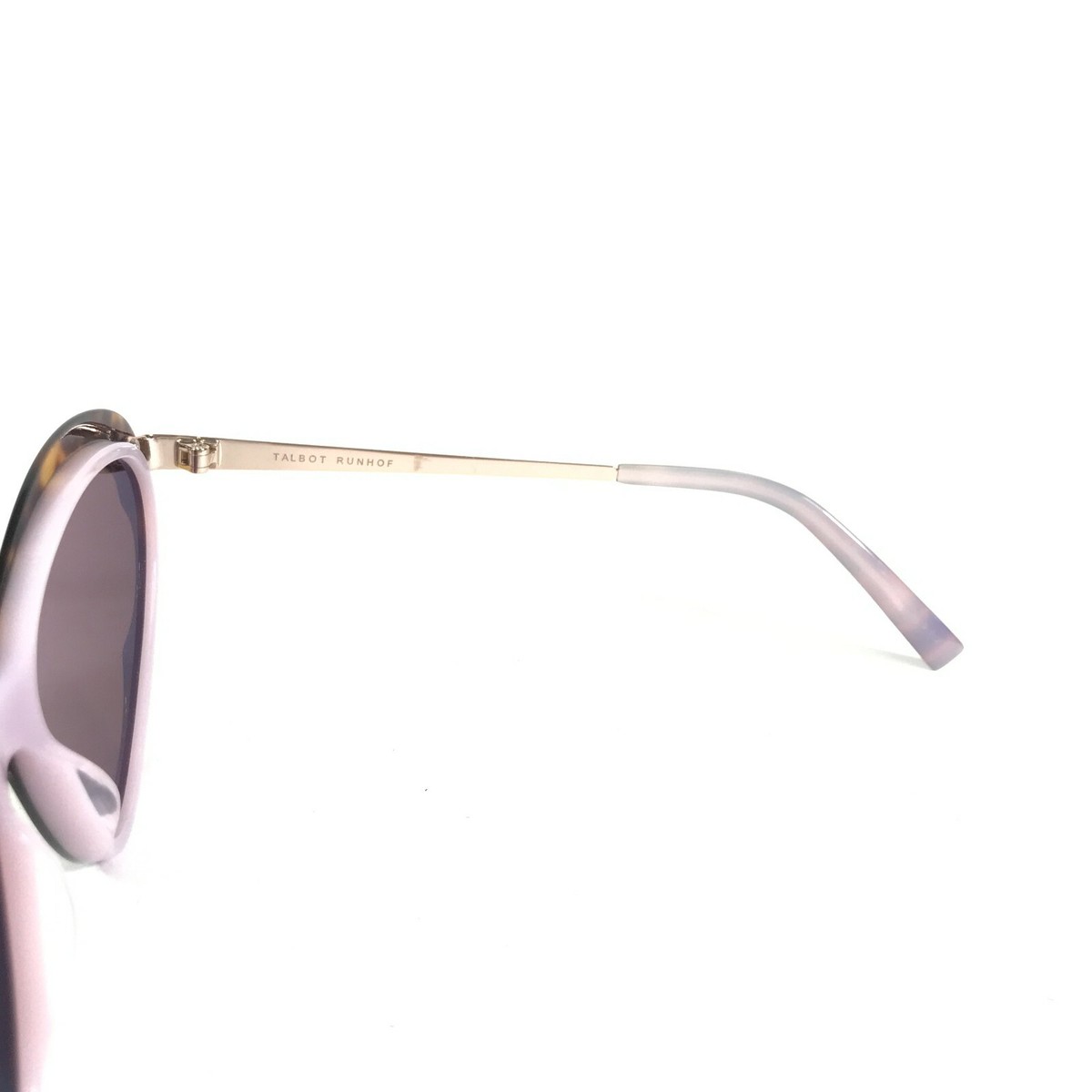Talbot Runhof Sunglasses 907010 10 3330 Black Silver Cat Eye 