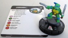 LEONARDO 001 Teenage Mutant Ninja Turtles 4 Unplugged TMNT IV HeroClix