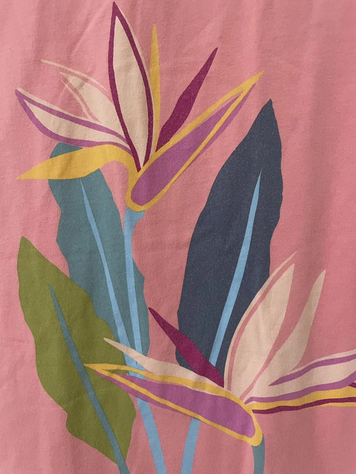 Tea Collection Girls Floral Dress Sleeveless Pink Knee Length Size 12 - Image 3 of 4