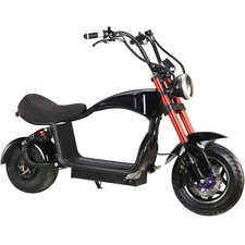 MotoTec Mini Lowboy 48V 800W Lithium Stylish Powerful Black Electric Scooter