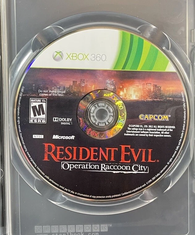 Resident Evil Operation Raccoon City [ STEELBOOK Edition ] (XBOX 360) USED - Image 4 of 4
