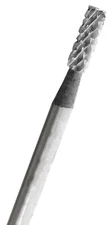 High Speed Steel Cylinder Bur HSS Rotary Bur 1.7mm #5 - 3/32” Shank Made in USA