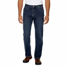  Mens Weatherproof Vintage Straight Leg Fleece Lined Jeans Pants VARIETY COLORS