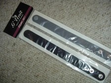 Reebok G UNIT 2005 Baller Bracelets Wristbands Snap Bands 2 Pack Gray Black New