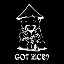 Got Rice Burner Man Funny Jdm Car Truck Window Wall Laptop Vinyl Decal Sticker.