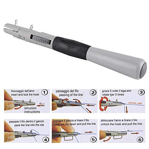 Fishing Line Tie Tool, 13.6cm Fishing Hook Threader Fast Knot Tool