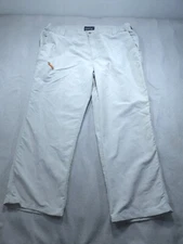 Orvis Pants Mens Extra Large Beige Tech Performance Stretch Comfort Hiking 40x27
