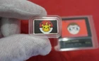 Pokémon Pokeball + Pikachu 1x 1/10th Oz .999 Fine SILVER Mini Proof Bar Color