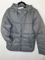 Mo Herren Winterjacke Mit Kapuze Warm GefüTtert Dunkelgrau Gr.M