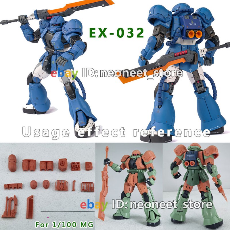 For Bandai 1/100 MG Zaku MS-06A Gunpla Gundam Model Detail Up Part Set