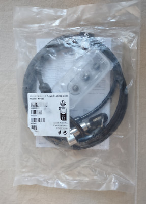 Kensington Universal 3-In-1 Keyed Laptop Security Cable Lock with 2 Keys, NEW