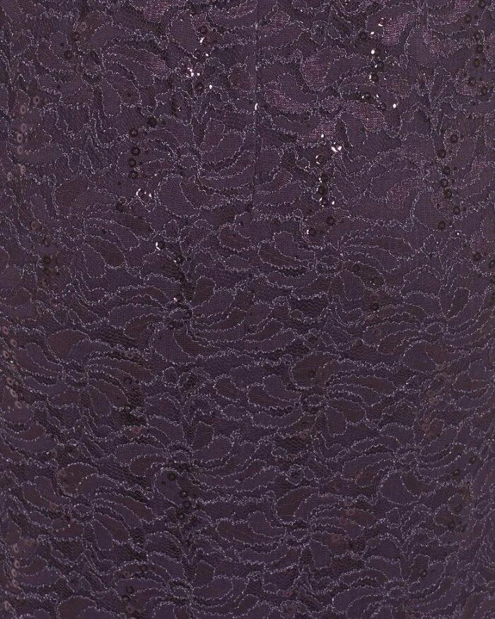 Vestido y chaqueta de encaje con lentejuelas berenjena ALEX EVENINGS 16P NUEVO CON ETIQUETAS $209 Foto 4 de 4