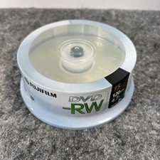 NEW Sealed Fujifilm DVD-RW 15 Disc Pack 120 Min 4.7 GB 2x