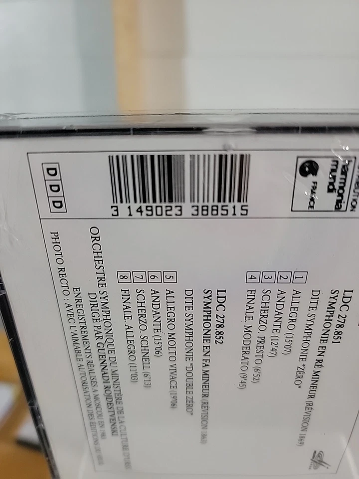 Bruckner - Symphonies Zero Et Double Zero / Harmonia Mundi-3149023388515 CD Foto 3 de 3