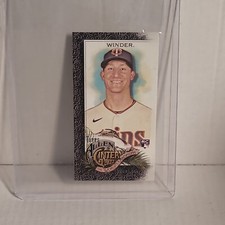2022 Allen and Ginter Base Mini Black Border #294 Josh Winder - Minnesota Twins