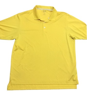 adidas yellow polo