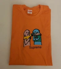FW19 Supreme Bite neon orange tee size XL T-shirt New