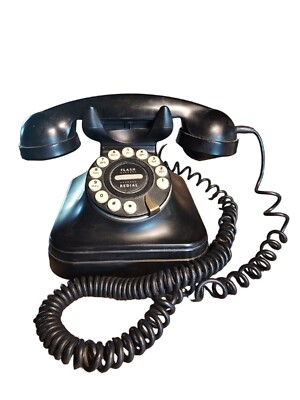 Vtg PF Products Black Grand Phone Flash Redial LW 233038  LW  03 259 Retro Prop