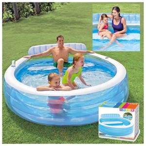 intex swim centre family pool with seats
