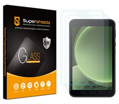 2X Tempered Glass Screen Protector for Samsung Galaxy Tab Active 5 (8 inch)