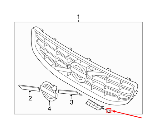 VOLVO S60 MK2 Front Radiator Grille Emblem R-Design 31322292 NEW GENUINE - Picture 10 of 10