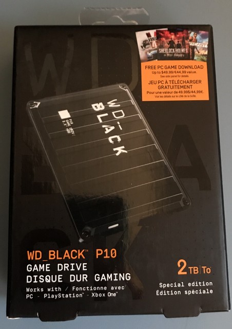 Western Digital Wd Black P10 2tb External 2 5 Inch Wdba2w00bbkwesn Hard Drive For Sale Online Ebay