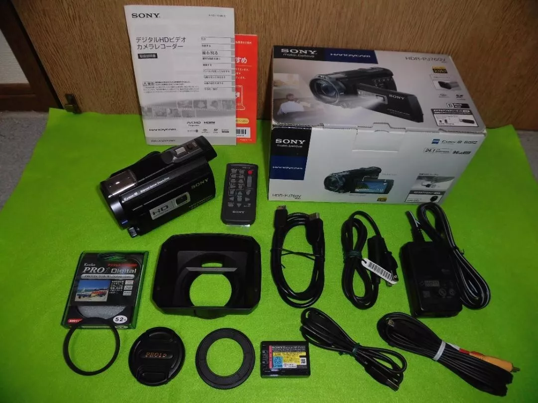 SONY PJ760V Video Camera Handycam Built-in Memory 96GB Black HDR