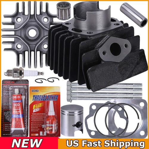 For 2003-2006 Kawasaki KDX50 Cylinder Piston Gasket Head Top End Rebuild Kit For 2003-2006 Kawasaki KDX50 Cylinder Piston Gasket Head Top End Rebuild Kit