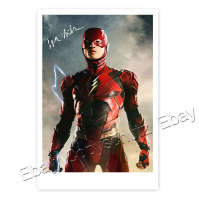 Ezra Miller alias Flash - Justice League - Autogrammfoto [AK6]