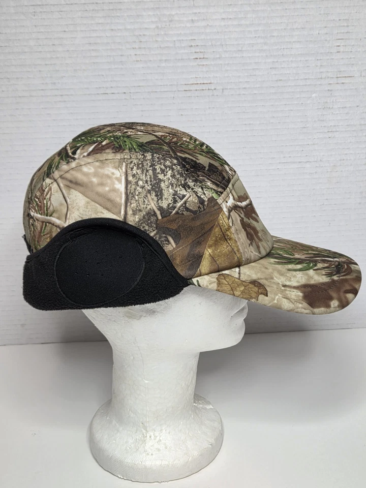 UNTWORTH Insulated Realtree Camo Hunting Hat Cap With Ear Flaps Size Medium - Image 2 of 4