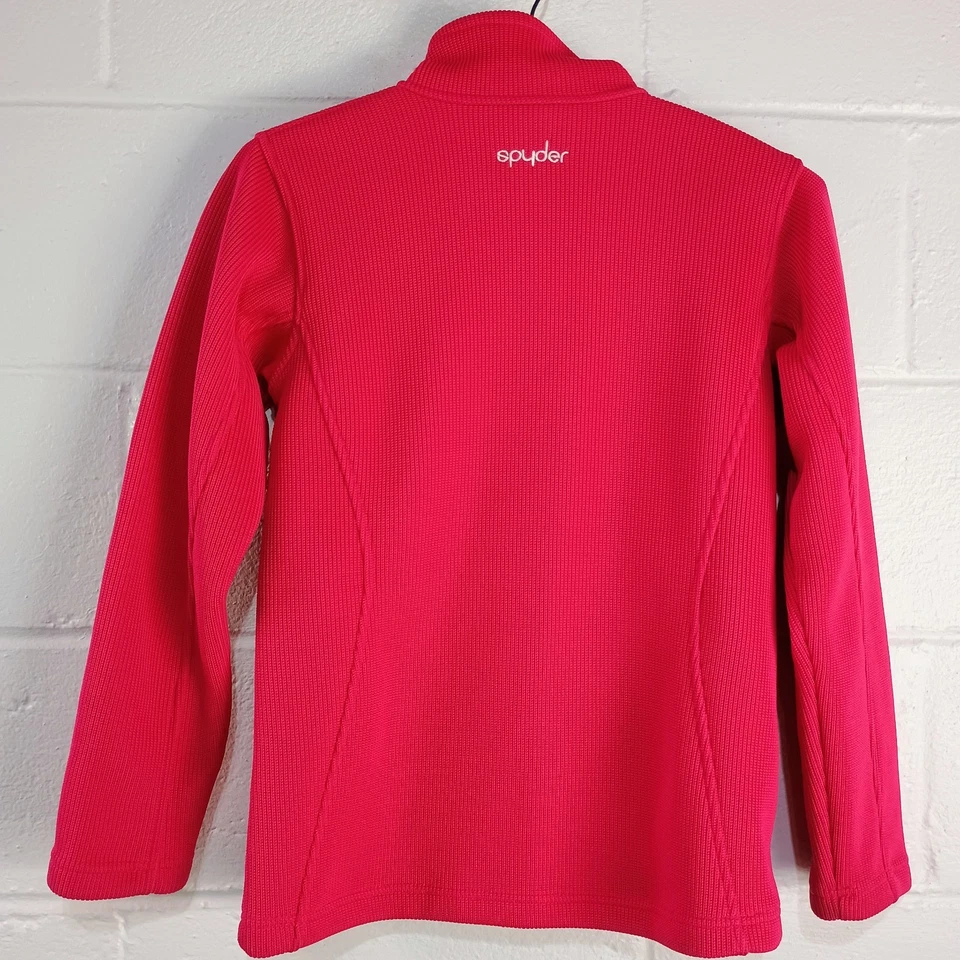 Chaqueta Spyder Core Tejida Cremallera Completa Hit Rosa Forrada de Vellón Para Mujer’s GRANDES Bolsillos Foto 2 de 4