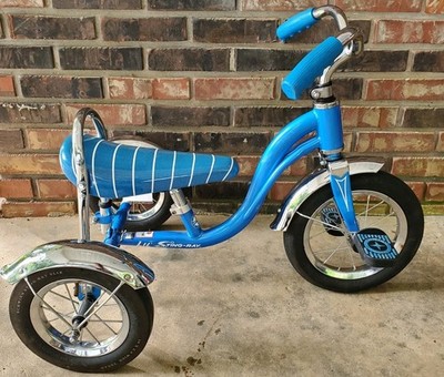 Schwinn Lil Sting-Ray Tricycle Blue Chrome With Banana Seat and
