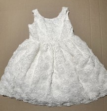 18-24M Janie and Jack Special Occasion The Rosette Party Dress In White BNWTS