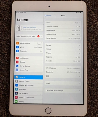 Apple iPad mini 3 · 64GB · Wi-Fi