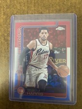 2025-26 Topps Chrome - Tobias Harris #6 Red White & Blue Refractor