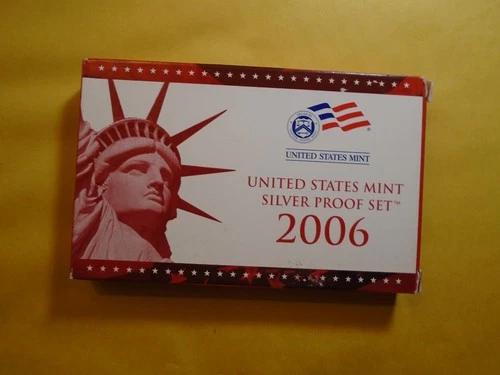 2006  SILVER  PROOF SET (  2006  SILVER  PROOF SET  10  COINS & COA ) FREE SHIP