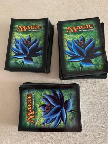 MTG BLACK LOTUS SLEEVES - 178 COUNT.  NEW AND VERY LIGHTLY PLAYED.
