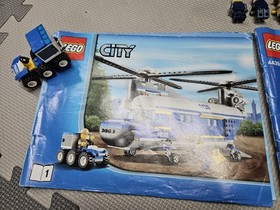 LEGO City 4439 Heavy-Lift Helicopter With 2 Mini Figures And ATV Vehicle