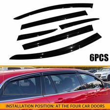 6PCS Luxury Weather shields Weathershields for Holden Commodore VE VF Wagon