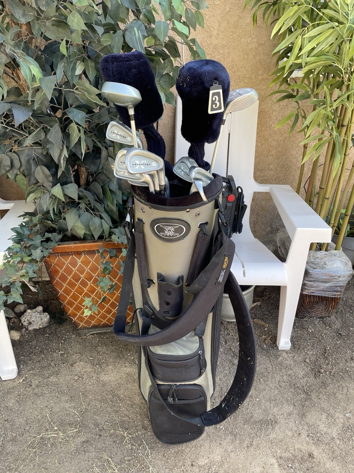 Club Set 8 Clubs Bag Silver