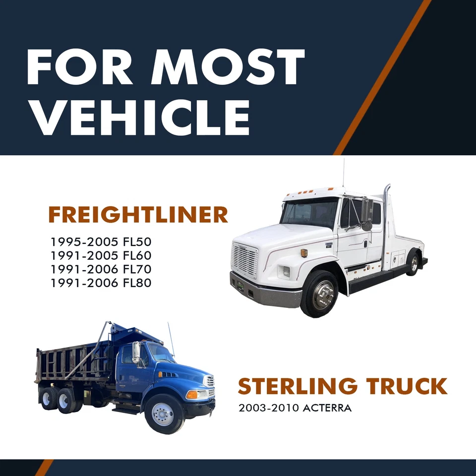 Par de 2 amortiguadores traseros para Freightliner Fl80 1991-2006 con OE# GBL654725 6803260000 Foto 2 de 3