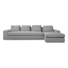 Moe's Home Collection Thomas Sectional Fabric Gray