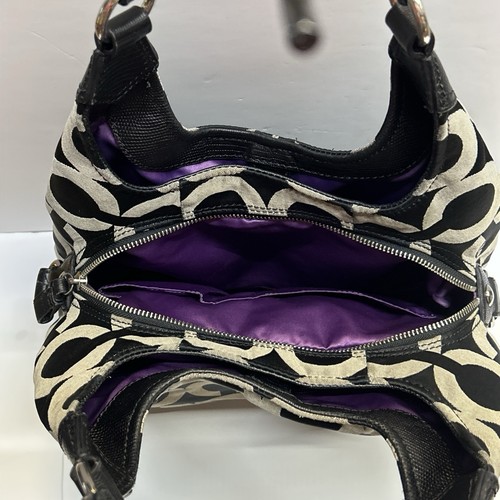Coach Madison Maggie Op Art Signature Shoulder Bag Bl… - Gem